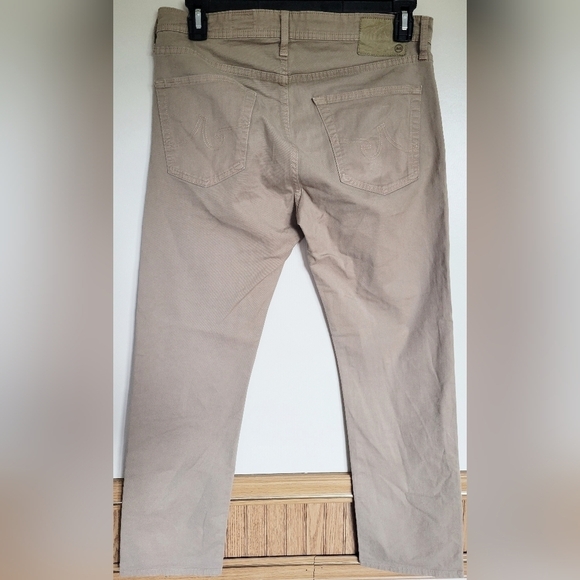 Adriano Goldshmied Women's Matchbox Slim Straight Khaki Jeans Size 34 - Picture 2 of 7